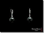 Earrings ONYX NOIR - Black onyx gemstones
