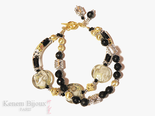Kenem Bijoux - TOURBILLION OR bracelet - REF: BR1150N01